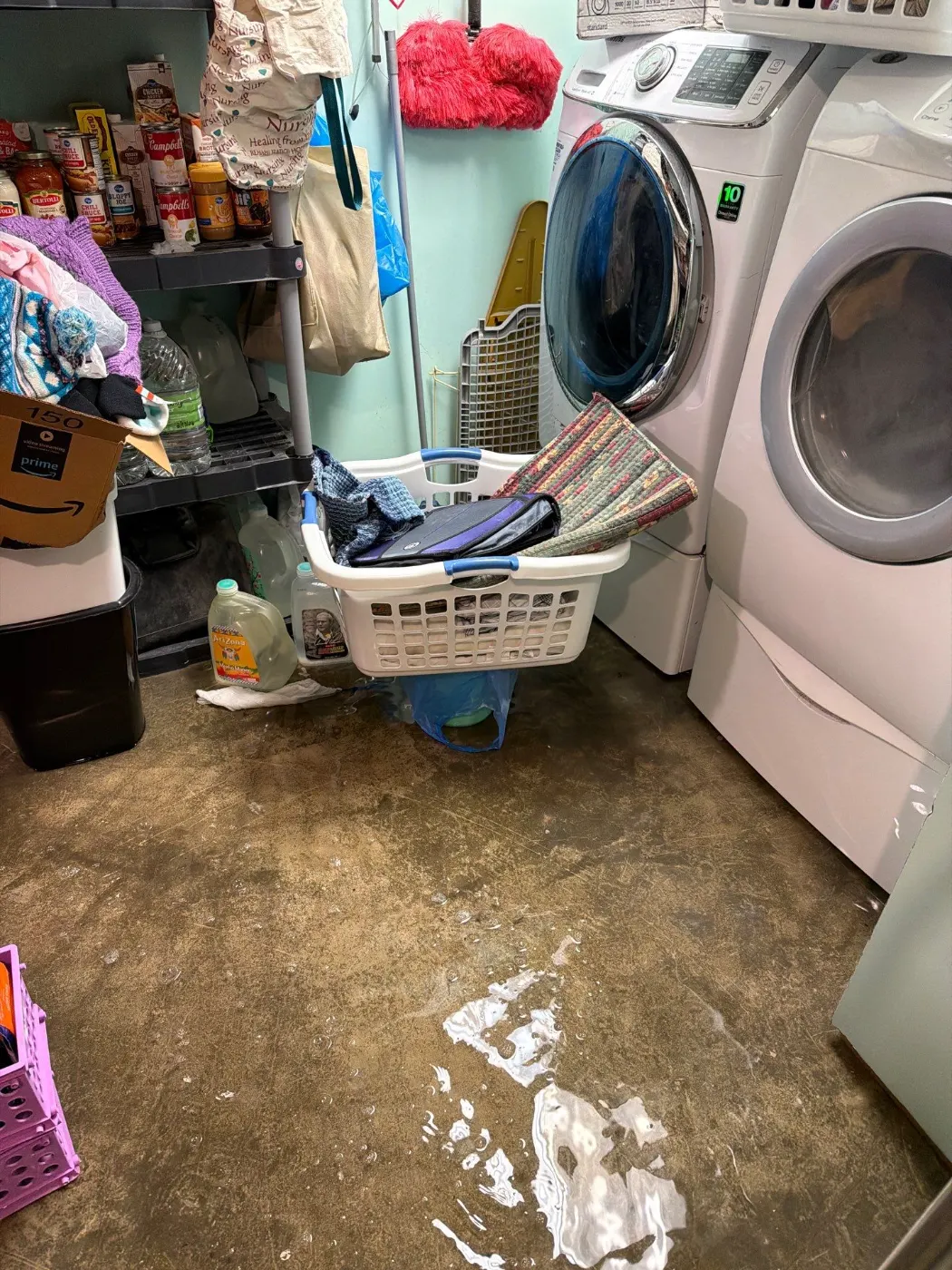 Thermal imaging during water damage assessment in Stillbrook residence
